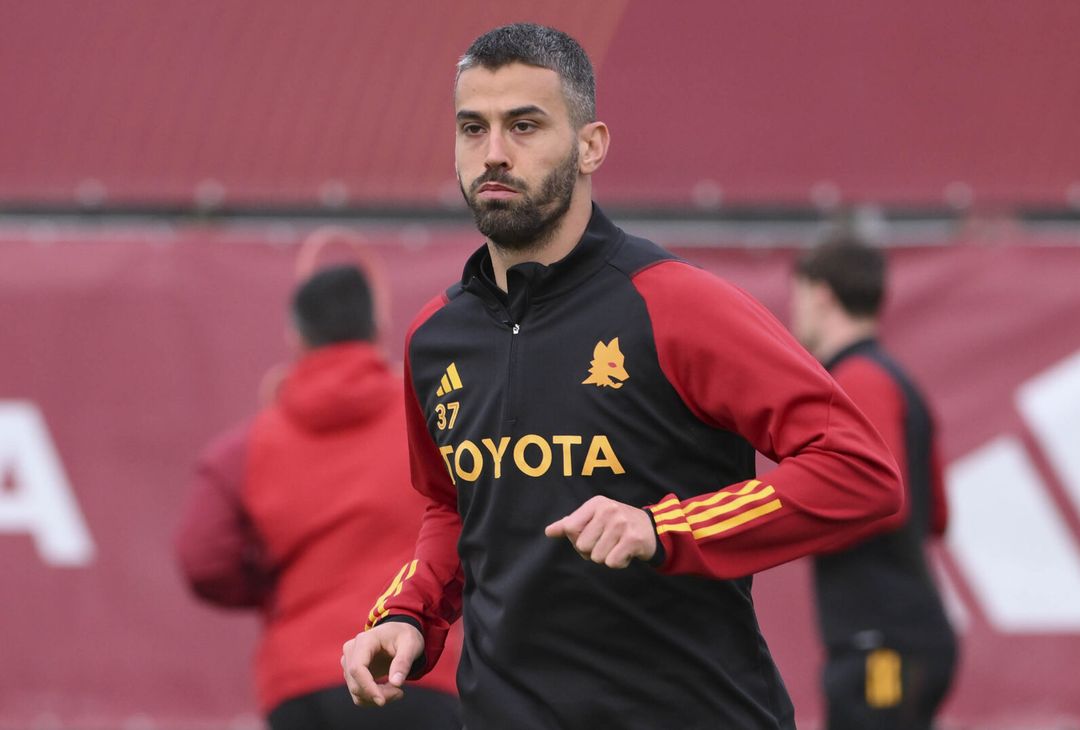 Roma, la rifinitura a Trigoria in vista dell’Inter – FOTOGALLERY - immagine 38