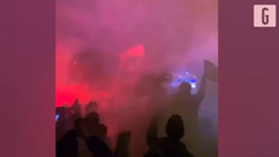 VIDEO Inter-Juventus, cori, fumogeni e assembramenti: in 1500 fuori da ‘San Siro’ per la semifinale di Coppa Italia