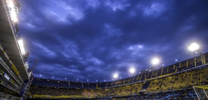 BUENOS AIRES, ARGENTINA - SEPTEMBER 15: General View of Estadio Alberto J. Armando before a match between Boca Juniors and Estudiantes de La Plata as part of Superliga Argentina 2019/20 at Estadio Alberto J. Armando on September 15, 2019 in Buenos Aires, Argentina. (Photo by Marcelo Endelli/Getty Images) BUENOS AIRES, ARGENTINA - SEPTEMBER 15: General View of Estadio Alberto J. Armando before a match between Boca Juniors and Estudiantes de La Plata as part of Superliga Argentina 2019/20 at Estadio Alberto J. Armando on September 15, 2019 in Buenos Aires, Argentina. (Photo by Marcelo Endelli/Getty Images)