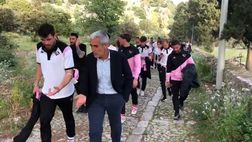 VIDEO Palermo, Mirri parla con Pelagotti. Perrotta intrattiene Somma e Dall’Oglio