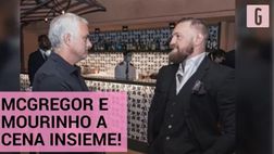 VIDEO / Mou e McGregor a cena insieme! Whisky, maglia della Roma e…