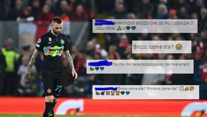 Inter, tifosi in ansia tartassano Brozovic: “Come stai, ci sei domenica?” - immagine 1