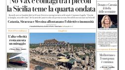 Prima Pagina, La Repubblica-Palermo: “La Sicilia teme la quarta ondata”