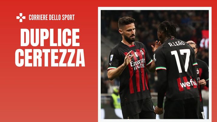 Giroud Leao AC Milan