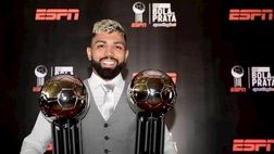 Silver Ball Award di ESPN, premiato Gabigol in posa anche con Jorge Jesus
