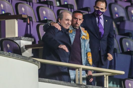  GERMOGLI PH: 11 APRILE 2021 FIRENZE STADIO ARTEMIO FRANCHI SERIE A FIORENTINA VS ATALANTA NELLA FOTO ROCCO COMMISSO E RIBERY 
