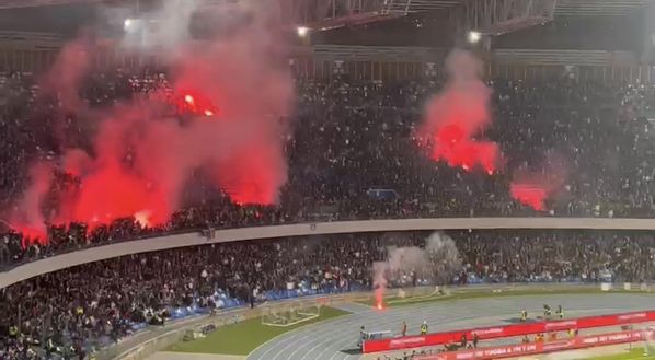 napoli milan ultras de laurentiis