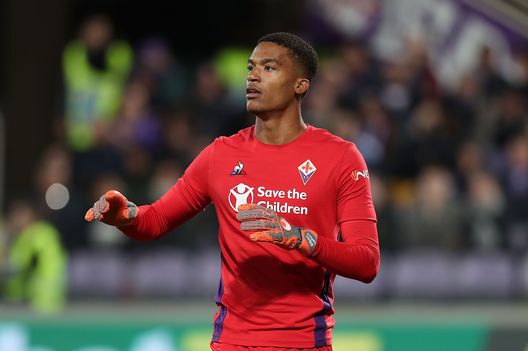FLORENCE, ITALY - NOVEMBER 03: Alban-Marc Lafont of ACF Fiorentina in action during the Serie A match between ACF Fiorentina and AS Roma at Stadio Artemio Franchi on November 3, 2018 in Florence, Italy. (Photo by Gabriele Maltinti/Getty Images) FLORENCE, ITALY - NOVEMBER 03: Alban-Marc Lafont of ACF Fiorentina in action during the Serie A match between ACF Fiorentina and AS Roma at Stadio Artemio Franchi on November 3, 2018 in Florence, Italy. (Photo by Gabriele Maltinti/Getty Images)
