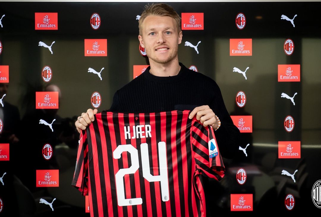  Simon Kjaer, nuovo difensore del Milan (credits: acmilan.com) 