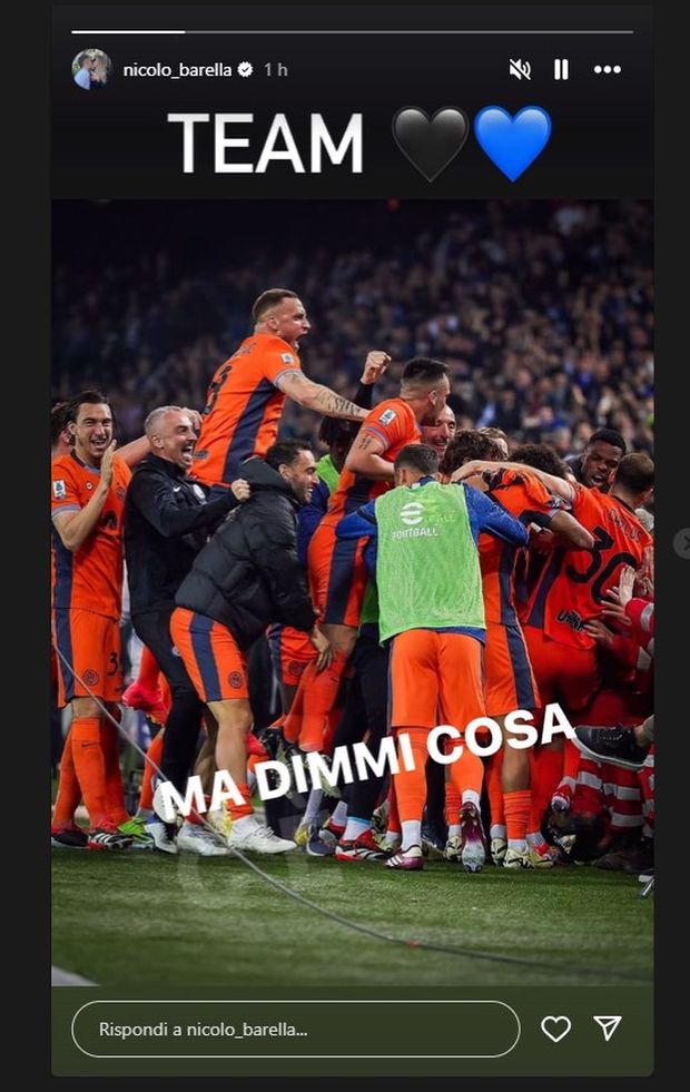 Udinese-Inter, Barella esalta la vittoria in sofferenza e il gruppo sui social- immagine 2