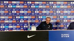 Sarri: “Fra noi e l’Inter c’è un gap. Chi va in Champions? Ci va chi sta meglio”