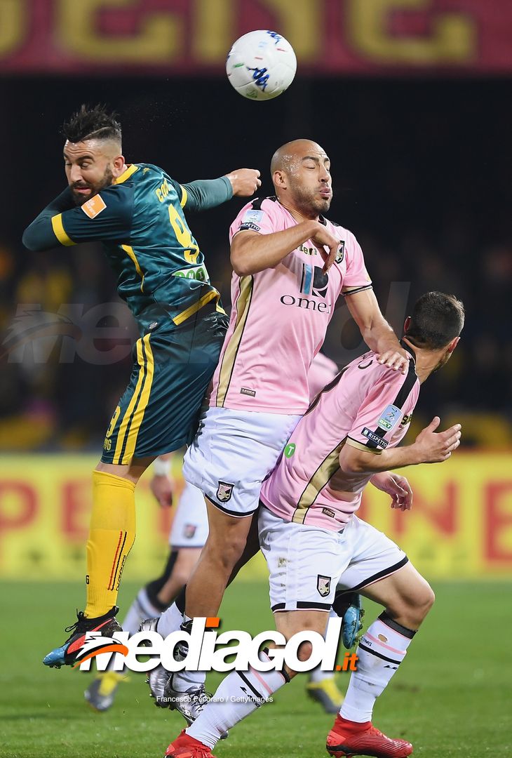  during the Serie B match between Benevento and Carpi FC at Stadio Ciro Vigorito on April 14, 2019 in Benevento, Italy. 