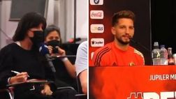 Euro2020, la moglie si traveste da giornalista e Mertens ci casca