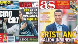 La stampa spagnola: «Ronaldo alla Juventus»