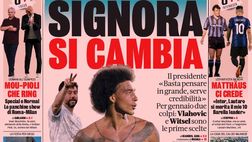 Prima Pagina, La Gazzetta dello Sport: “Signora, si cambia. Mou-Pioli che ring!”