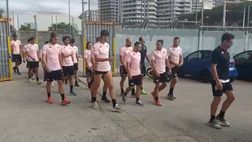VIDEO pre-ritiro Palermo: i rosanero si dirigono allo Stadio delle Palme