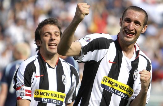 (Getty Images) Del Piero Chiellini