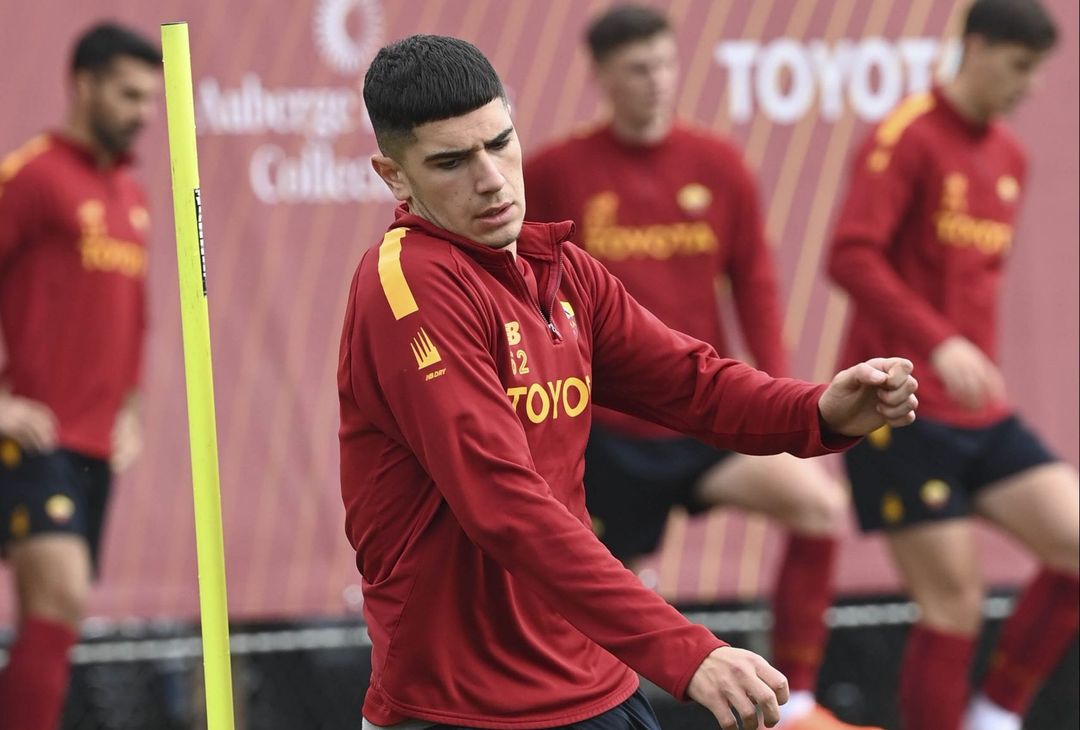 Roma, Pellegrini si allena in gruppo. Dybala a parte – FOTO GALLERY - immagine 35