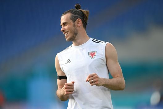 ROME, ITALY - JUNE 19: Gareth Bale of Wales looks on during the Wales Training Session ahead of the UEFA Euro 2020 Group A match between Italy and Wales at Olimpico Stadium on June 19, 2021 in Rome, Italy. (Photo by Mike Hewitt/Getty Images) ROME, ITALY - JUNE 19: Gareth Bale of Wales looks on during the Wales Training Session ahead of the UEFA Euro 2020 Group A match between Italy and Wales at Olimpico Stadium on June 19, 2021 in Rome, Italy. (Photo by Mike Hewitt/Getty Images)