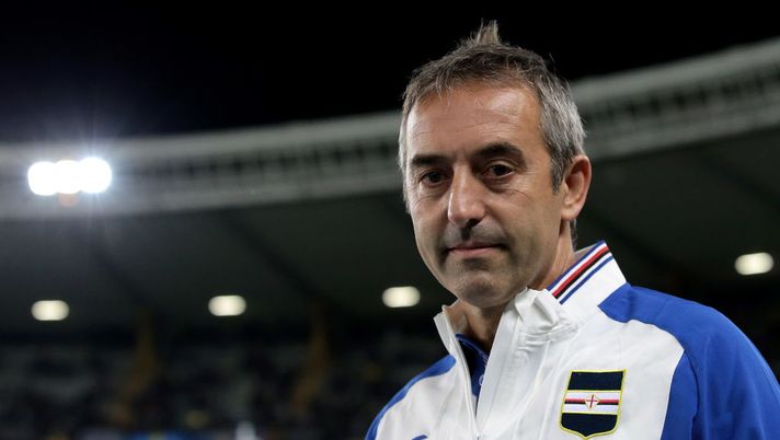 VERONA, ITALY - SEPTEMBER 20: UC Sampdoria coach Marco Giampaolo looks on before the Serie A match between Hellas Verona FC and UC Sampdoria at Stadio Marc'Antonio Bentegodi on September 20, 2017 in Verona, Italy. (Photo by Emilio Andreoli/Getty Images) VERONA, ITALY - SEPTEMBER 20: UC Sampdoria coach Marco Giampaolo looks on before the Serie A match between Hellas Verona FC and UC Sampdoria at Stadio Marc'Antonio Bentegodi on September 20, 2017 in Verona, Italy. (Photo by Emilio Andreoli/Getty Images)