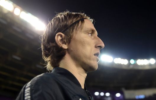 VALLADOLID, SPAIN - MARCH 10: Luka Modric of Real Madrid takes to the filed before the La Liga match between Real Valladolid CF and Real Madrid CF at Estadio Jose Zorrilla on March 10, 2019 in Valladolid, Spain. (Photo by Denis Doyle/Getty Images) VALLADOLID, SPAIN - MARCH 10: Luka Modric of Real Madrid takes to the filed before the La Liga match between Real Valladolid CF and Real Madrid CF at Estadio Jose Zorrilla on March 10, 2019 in Valladolid, Spain. (Photo by Denis Doyle/Getty Images)
