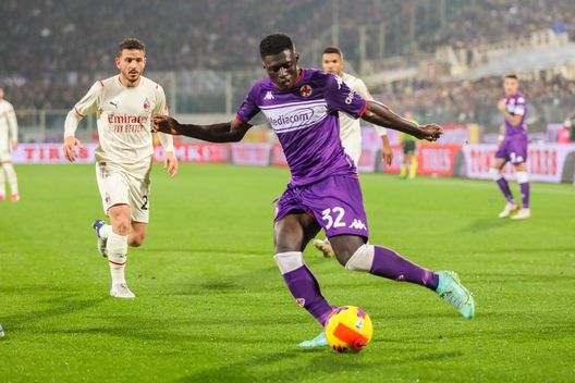 GERMOGLI PH: 20 NOVEMBRE 2021 FIRENZE STADIO ARTEMIO FRANCHI SERIE A FIORENTINA VS MILAN NELLA FOTO DUNCAN GERMOGLI PH: 20 NOVEMBRE 2021 FIRENZE STADIO ARTEMIO FRANCHI SERIE A FIORENTINA VS MILAN NELLA FOTO DUNCAN
