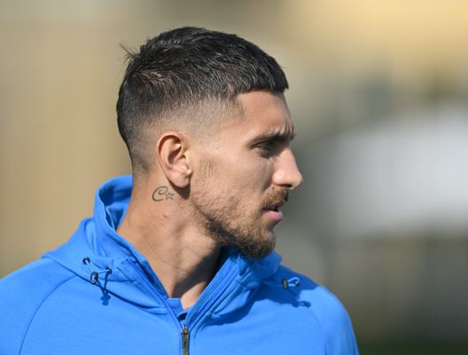 Lorenzo Pellegrini (centrocampista Roma), qui con la Nazionale Italiana | News (Getty Images) Lorenzo Pellegrini Italia