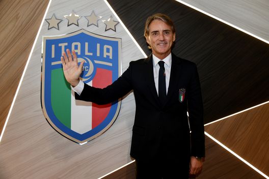 Roberto Mancini, allenatore della Nazionale Roberto Mancini, allenatore della Nazionale