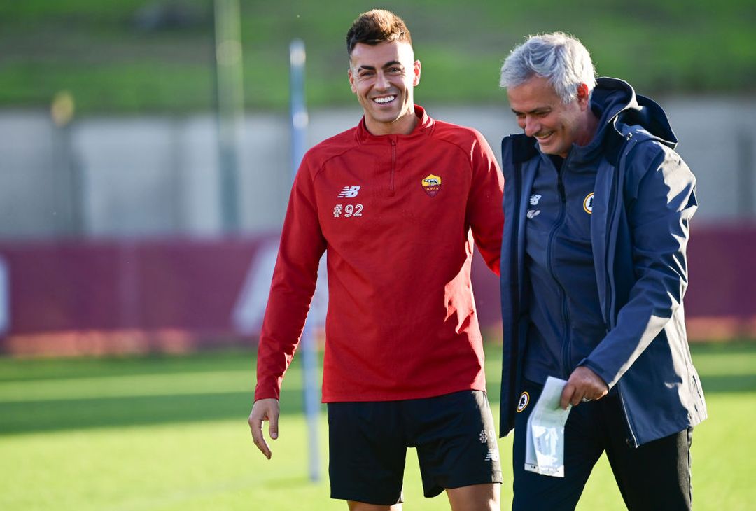 mourinho el shaarawy allenamento trigoria
