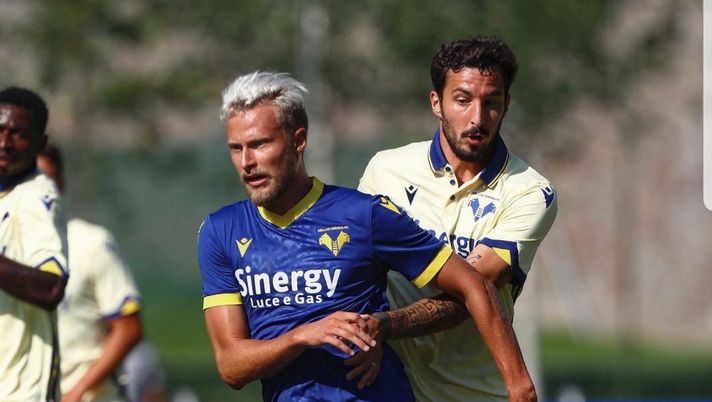 Verona, nell’amichevole in famiglia a segno Djuric e Lasagna. Sempre fuori Caprari e Simeone - immagine 1