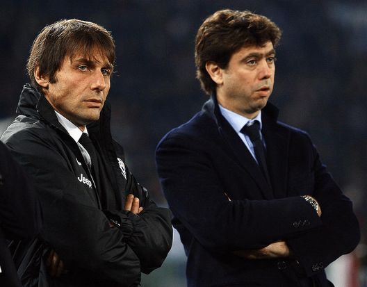  Una foto dell'allenatore e del presidente ai tempi in cui condividevano la Juve (Getty Images) 