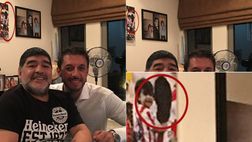 Maradona cancella Aguero dai suoi ricordi: spunta la foto del Kun con il volto oscurato