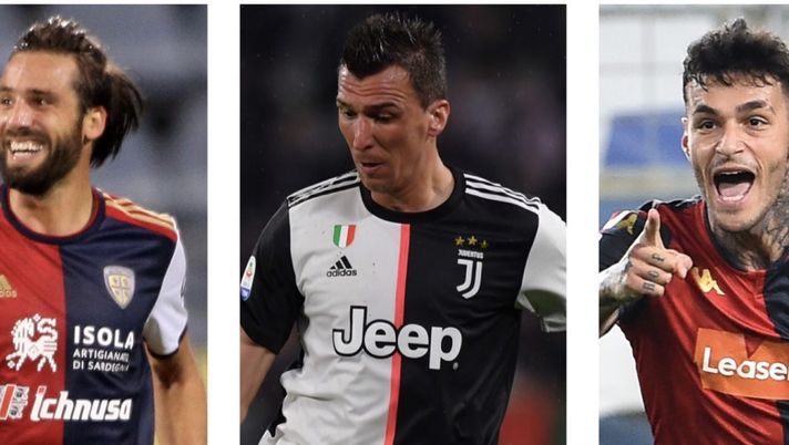 Leonardo Pavoletti, Mario Mandzukic e Gianluca Scamacca, idee per il calciomercato di gennaio 2021 del Milan | AC Milan News (Getty Images) 