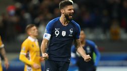 Francia, Giroud sui Social: “Una super serata”