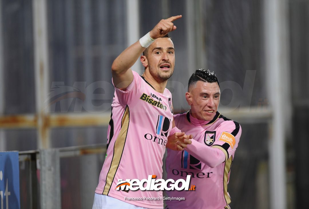  during the Serie B match between Benevento and Carpi FC at Stadio Ciro Vigorito on April 14, 2019 in Benevento, Italy. 