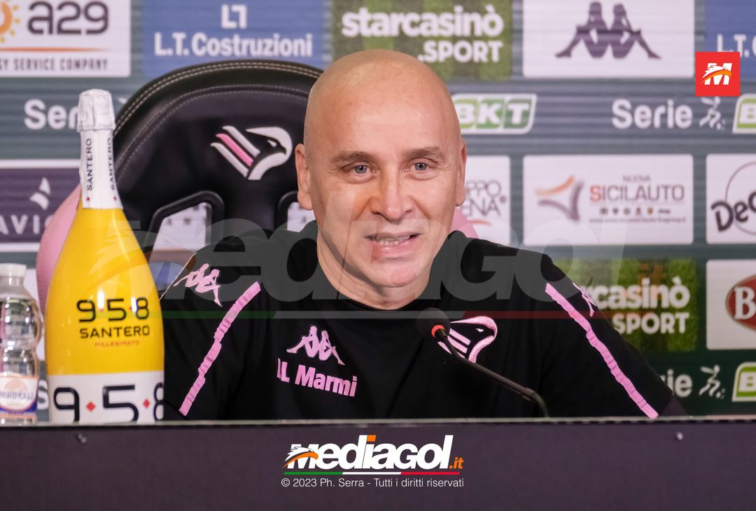 FOTO PALERMO, verso il Bari: Mister Corini in sala stampa (Gallery) - immagine 21