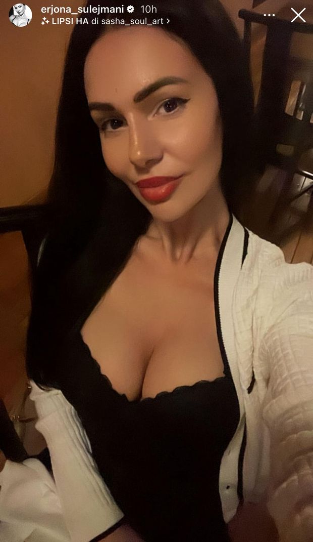Erjona Sulejmani, elegante e sensuale. L’ex lady Dzemaili incanta col suo décolleté- immagine 2