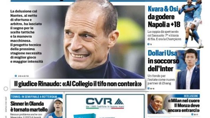 EDICOLA / TS: Dollari USA in soccorso dell’Inter. Un fondo partner di Zhang - immagine 1