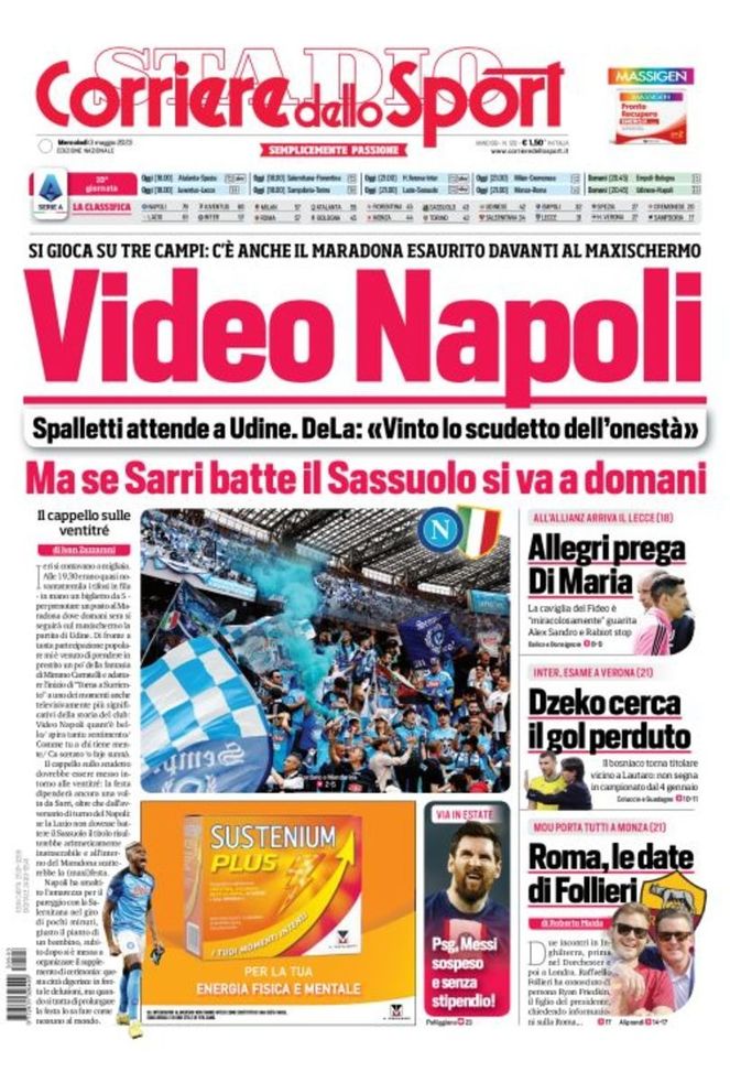 EDICOLA CDS – Dzeko cerca il gol perduto. Il bosniaco torna titolare con Lautaro EDICOLA CDS – Dzeko cerca il gol perduto. Il bosniaco torna titolare con Lautaro - immagine 1