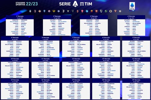 Serie A, il calendario completo 2022/2023- immagine 2