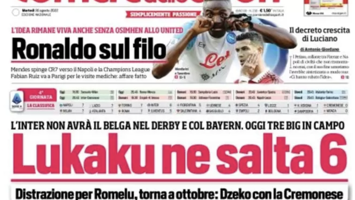 IL NAPOLI SUI MEDIA – Le prime pagine dei giornali di oggi 30 agosto 2022 IL NAPOLI SUI MEDIA – Le prime pagine dei giornali di oggi 30 agosto 2022 - immagine 1