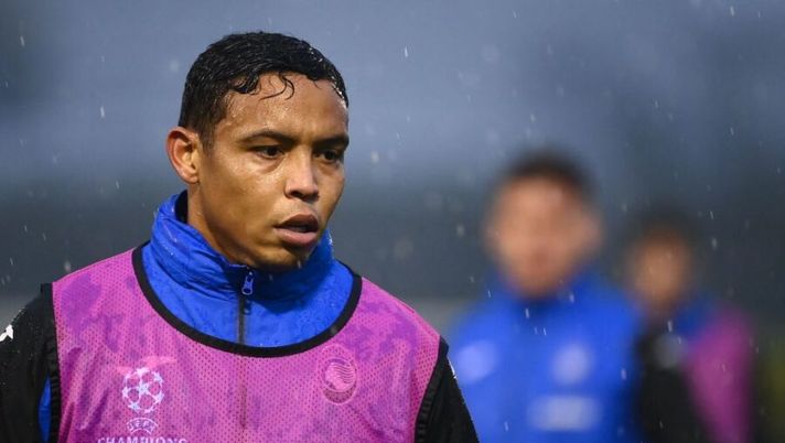 Atalanta's Colombian forward Luis Muriel attends a training session on November 1, 2021 at the club's training ground in Zingonia, near Bergamo, on the eve of the UEFA Champions League football match between Atalanta and Manchester United. (Photo by MARCO BERTORELLO / AFP) (Photo by MARCO BERTORELLO/AFP via Getty Images) Atalanta, novità dall’allenamento su Muriel, Palomino e Miranchuk: rientro vicino - immagine 1