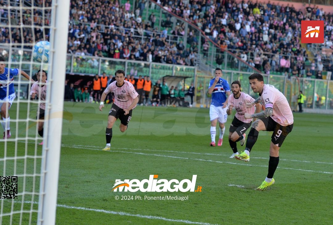 FOTO Palermo-Sampdoria 2-2, 32ª giornata Serie B 2023-2024 (GALLERY) - immagine 74