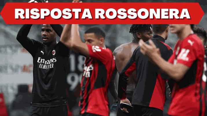 L'esultanza dei rossoneri alla fine di Milan-Venezia, gara valida per la 5^ giornata di Serie A (Getty Images) 