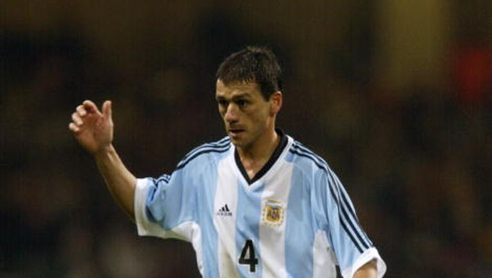 13 Feb 2002: Nelson Vivas of Argentina runs with the ball during the International Friendly match against Wales played at the Millennium Stadium, in Cardiff, Wales. The match ended in a 1-1 draw. DIGITAL IMAGE. Mandatory Credit: Phil Cole/Getty Images 13 Feb 2002: Nelson Vivas of Argentina runs with the ball during the International Friendly match against Wales played at the Millennium Stadium, in Cardiff, Wales. The match ended in a 1-1 draw. DIGITAL IMAGE. Mandatory Credit: Phil Cole/Getty Images