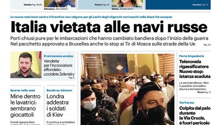 Prima Pagina, Giornale di Sicilia: “Palermo quarto ma Baldini ci crede: sarà B”  Prima Pagina, Giornale di Sicilia: “Palermo quarto ma Baldini ci crede: sarà B” - immagine 1