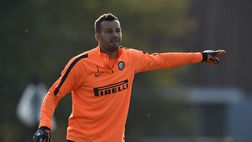 Inter, problemi per Handanovic: a rischio per il derby?
