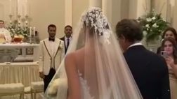 VIDEO / Candreva e Allegra si sono sposati in Chiesa. Il messaggio di lui: “Ti sposo…”