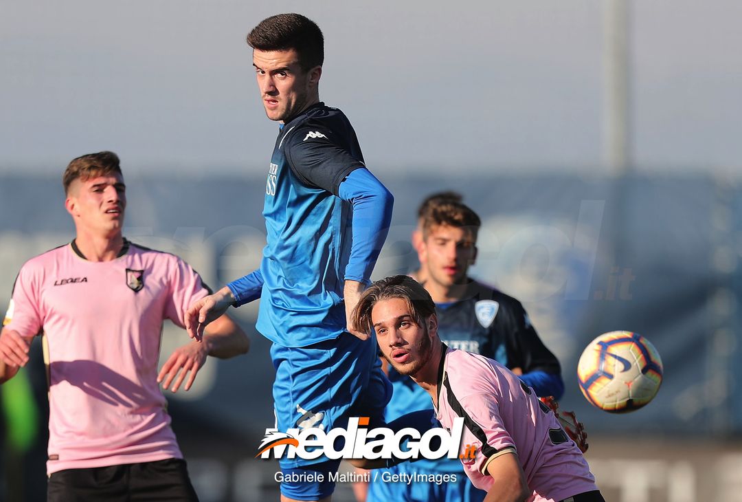  EMPOLI, ITALY - JANUARY 12: Arnel Jakupovic of Empoli Fc in action during the Serie A Primavera between Empoli FC and Citta' di Palermo on January 12, 2019 in Empoli, Italy.  (Photo by Gabriele Maltinti/Getty Images) 