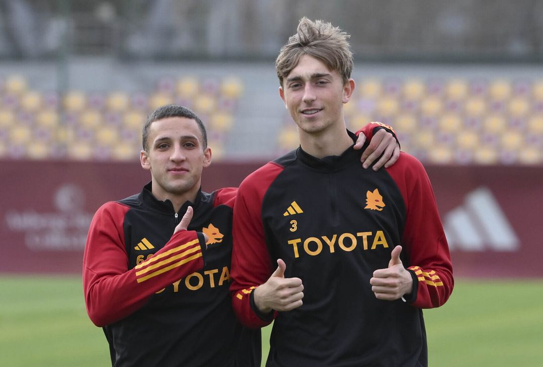 Roma, la rifinitura a Trigoria in vista dell’Inter – FOTOGALLERY - immagine 52